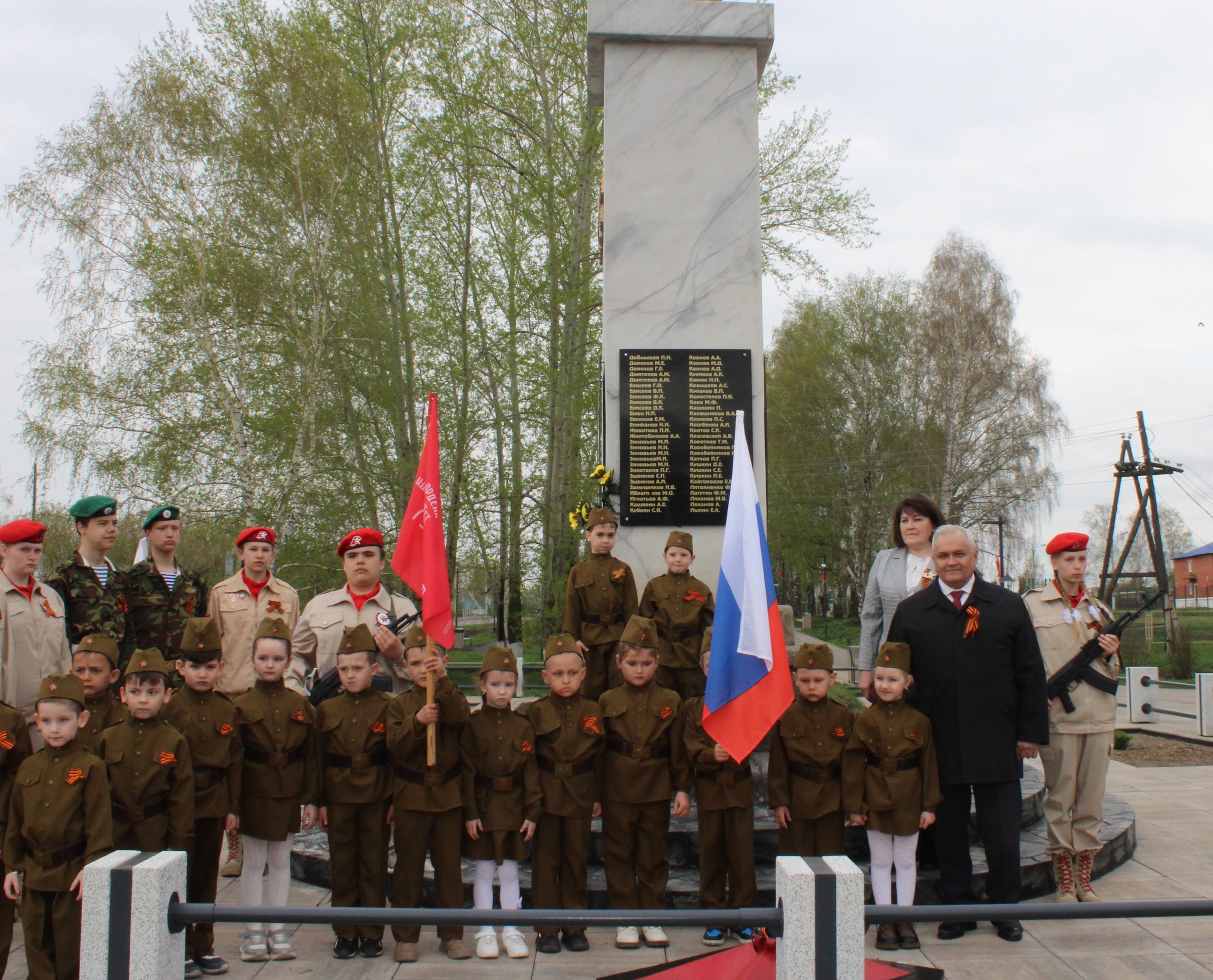 В сёлах и деревнях округа отметили День Победы.